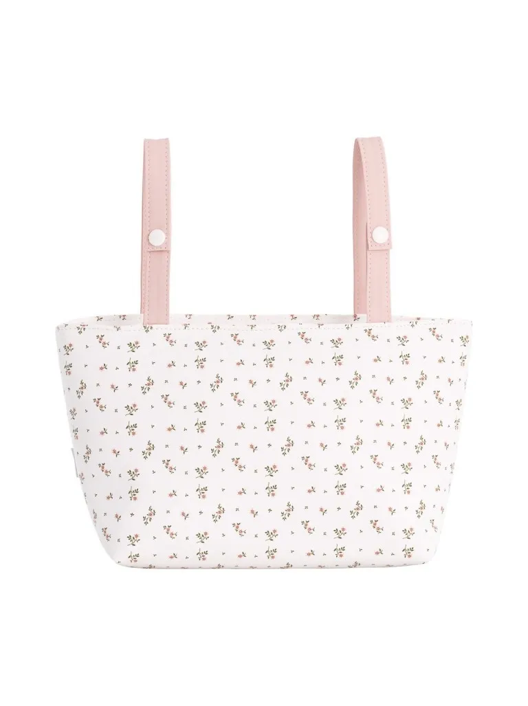 BOLSO ORGANIZADOR AURA BEIGE/FLORES 13x38x20 CM
