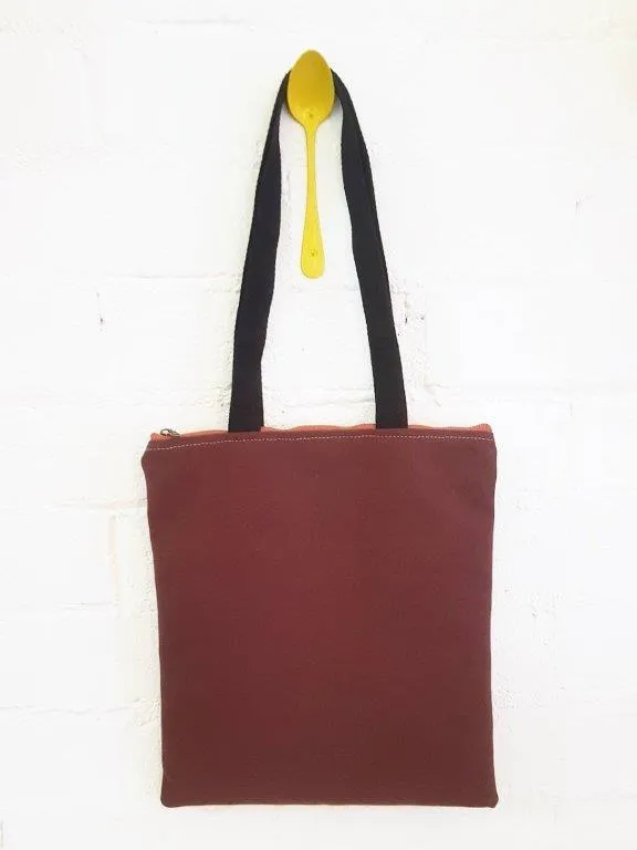 Bolso Rectangular Reciclado Estampado