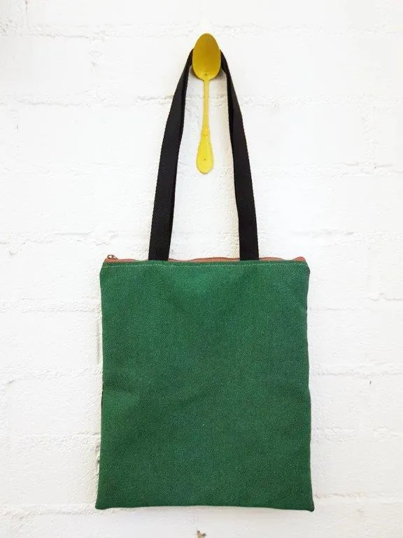 Bolso Rectangular Reciclado Estampado