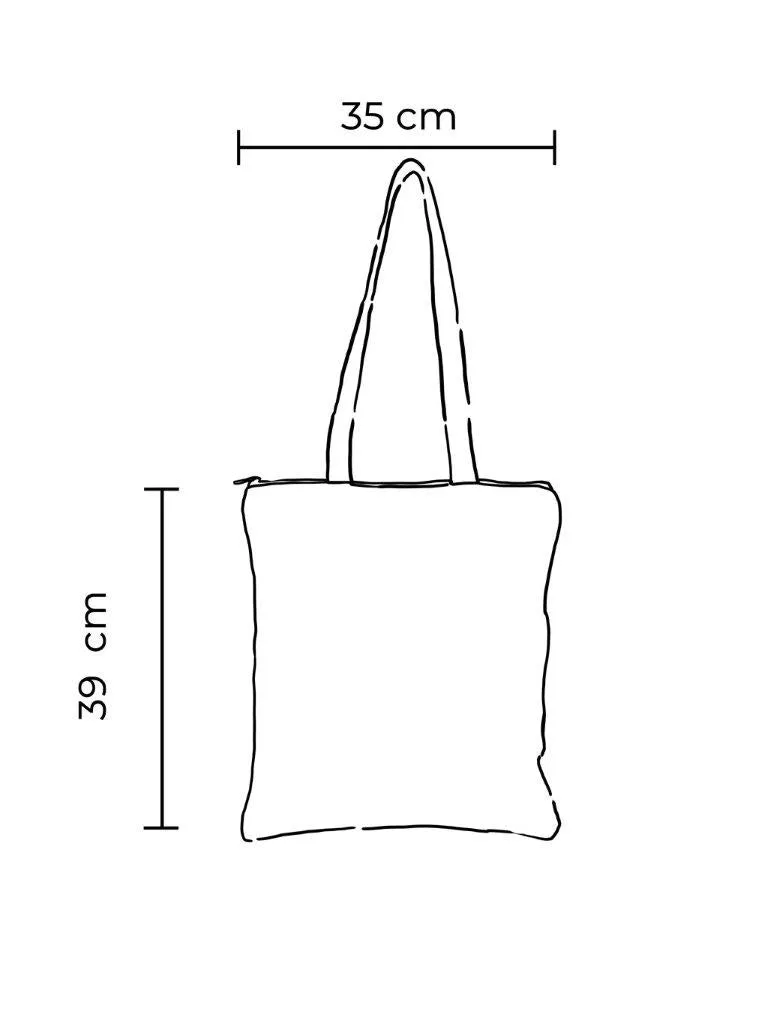 Bolso Rectangular Reciclado Estampado