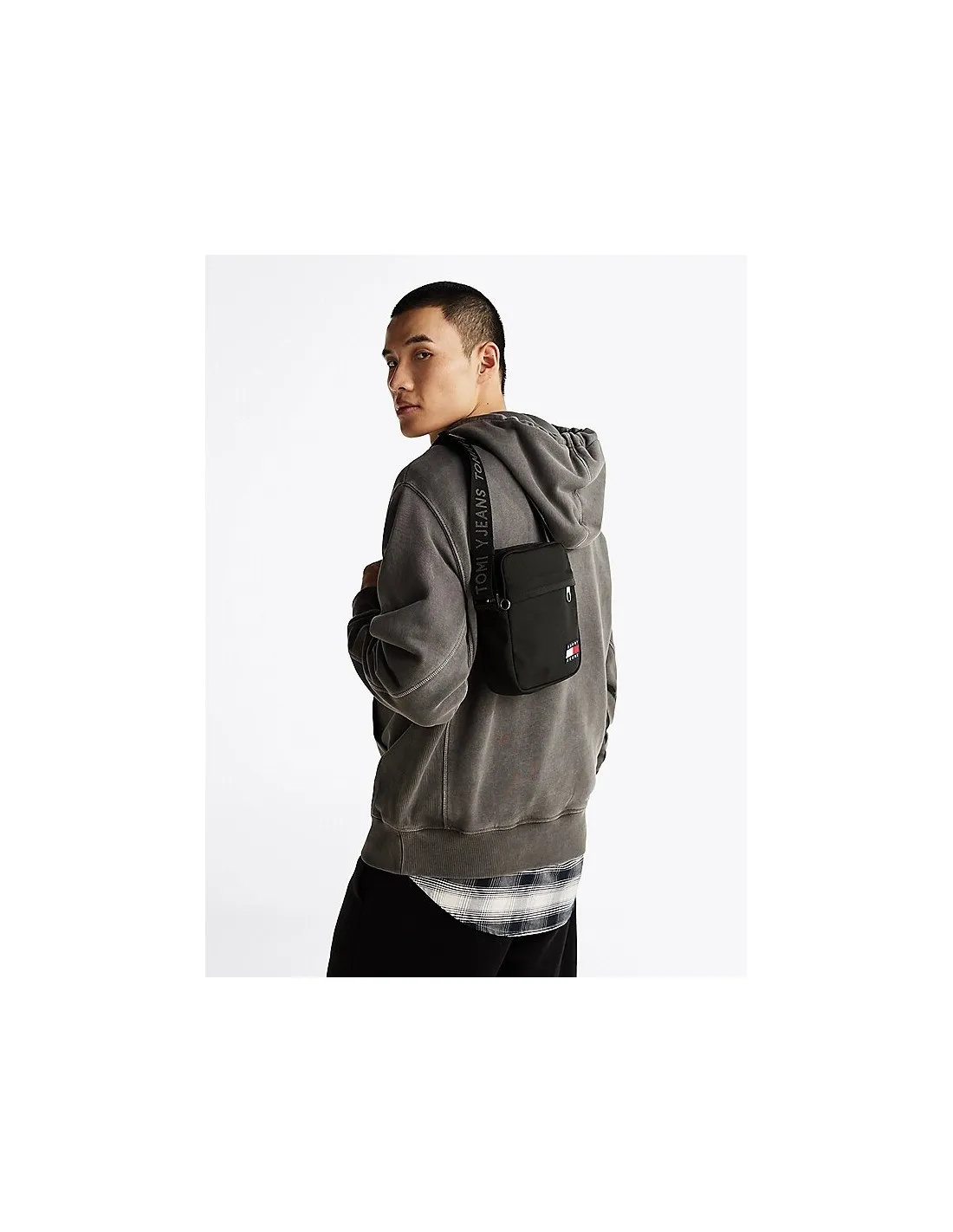 Bolso reporter Essential con bandolera y logo de Tommy Jeans