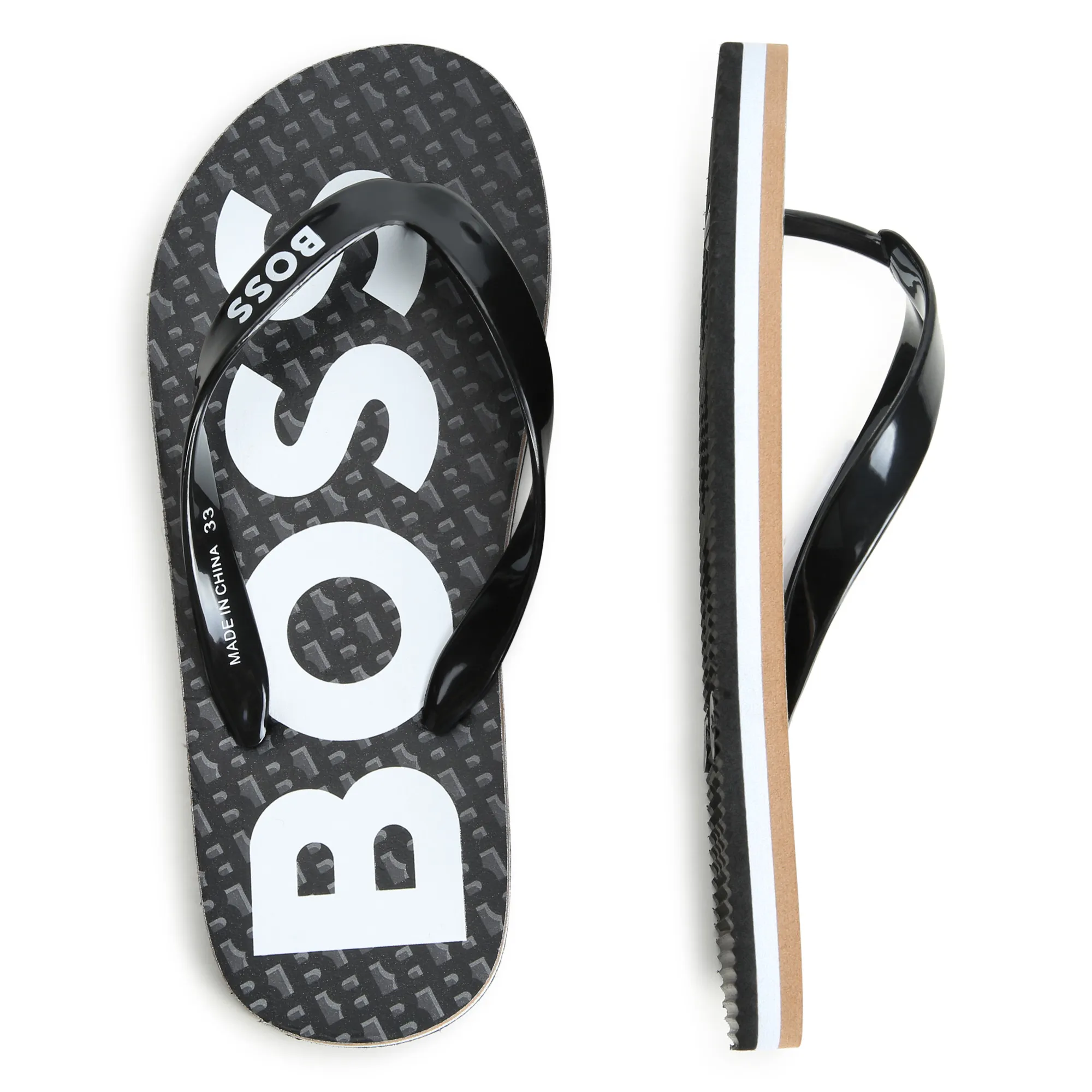 BOSS Chanclas de dedo con logotipo