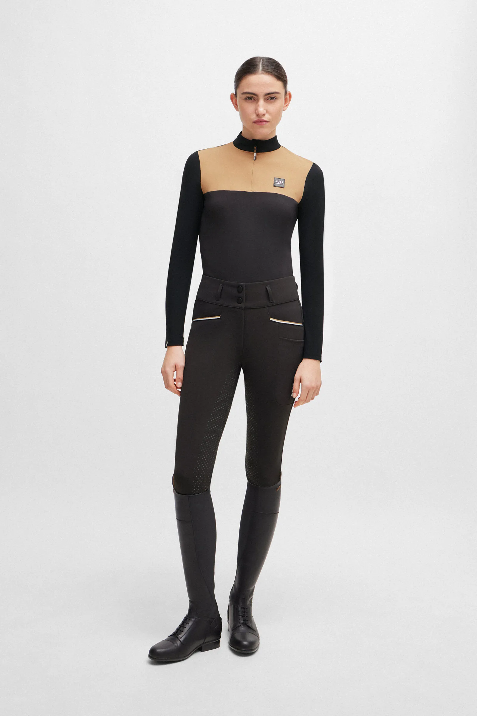 Boss Pantalones de Montar de Cintura Alta con Grip Completo Hailey