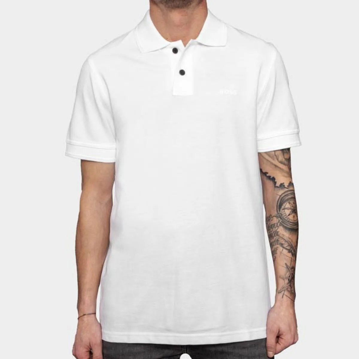 BOSS  POLO BLANCO