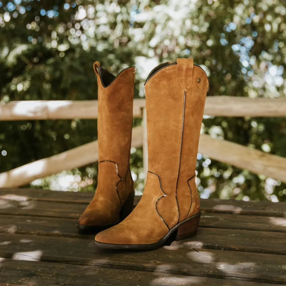 Bota campera de piel TOP3SHOES 20828