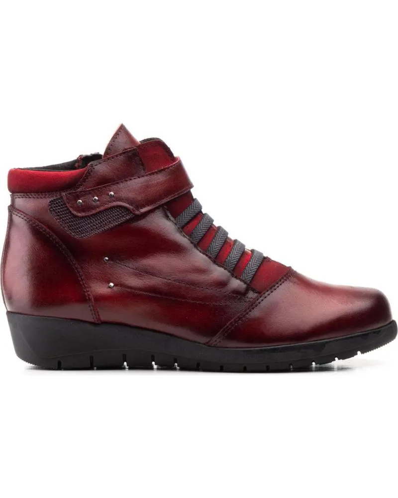 Botines de Mujer LA VIDA ROSA JV5681 BURDEOS