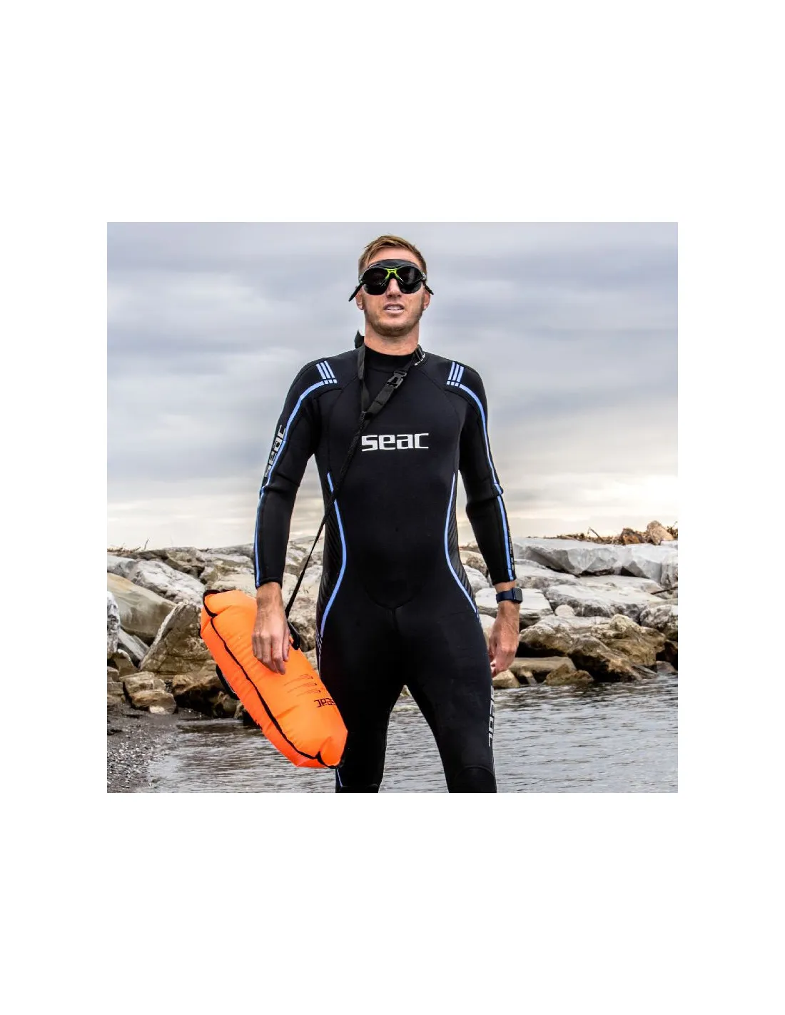 Boya de Natacion Seac Hydra Naranja 20 Lt
