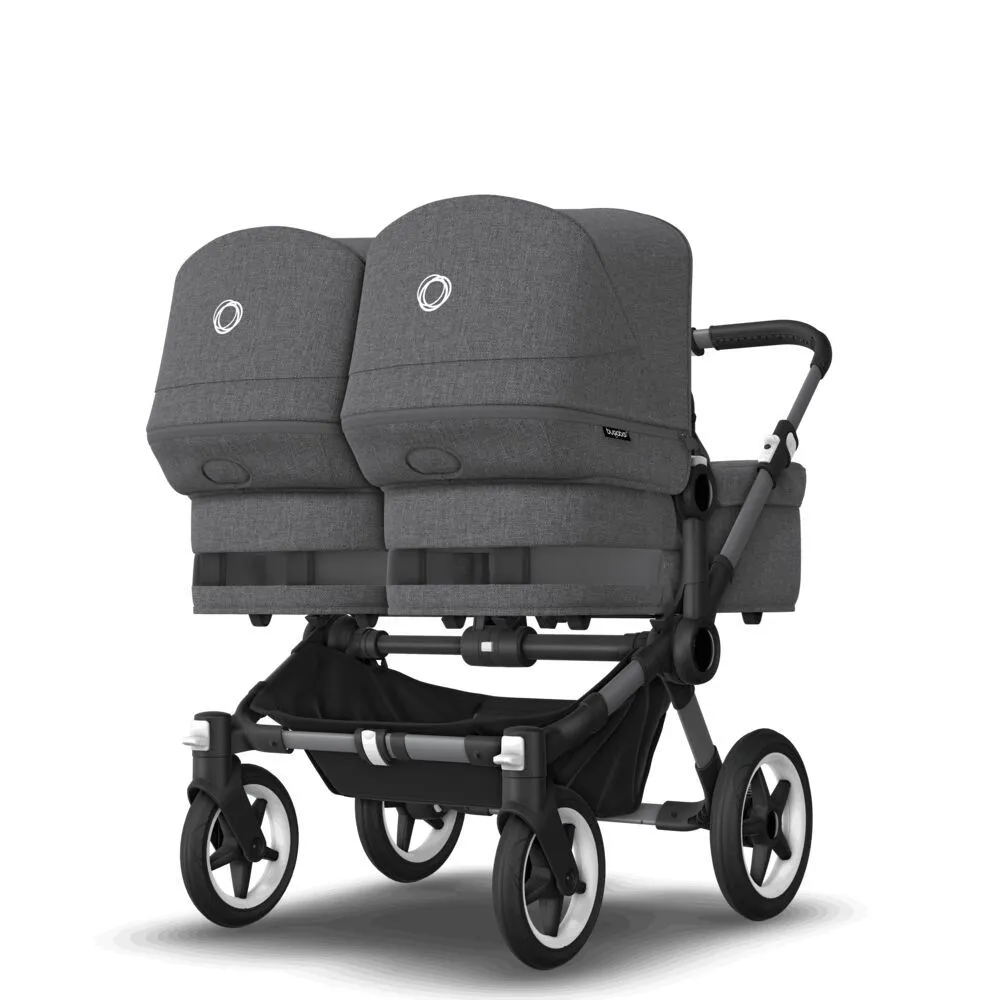 Bugaboo Donkey 5 gemelar con sillas y capazos colores