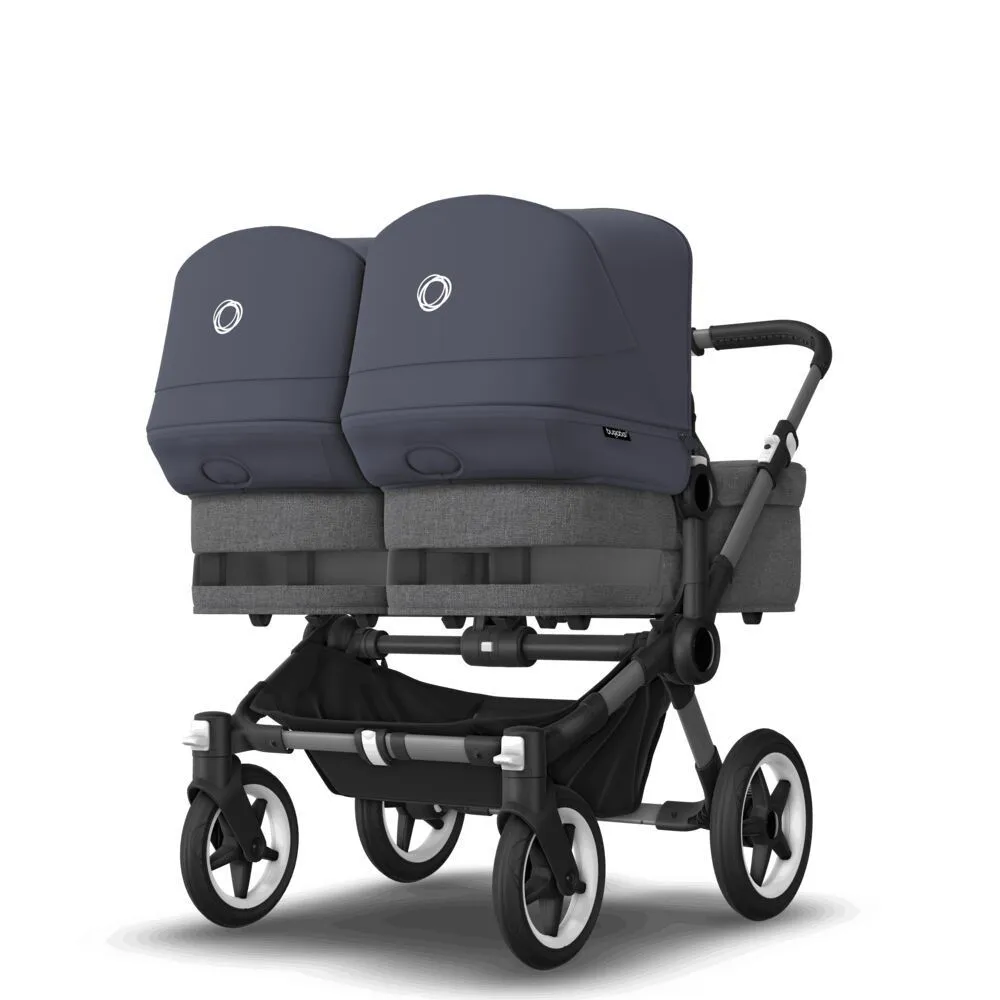 Bugaboo Donkey 5 gemelar con sillas y capazos colores