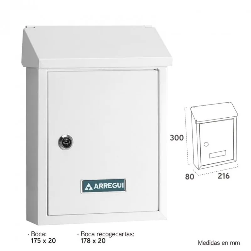 Buzón Exterior Acero Smart Arregui