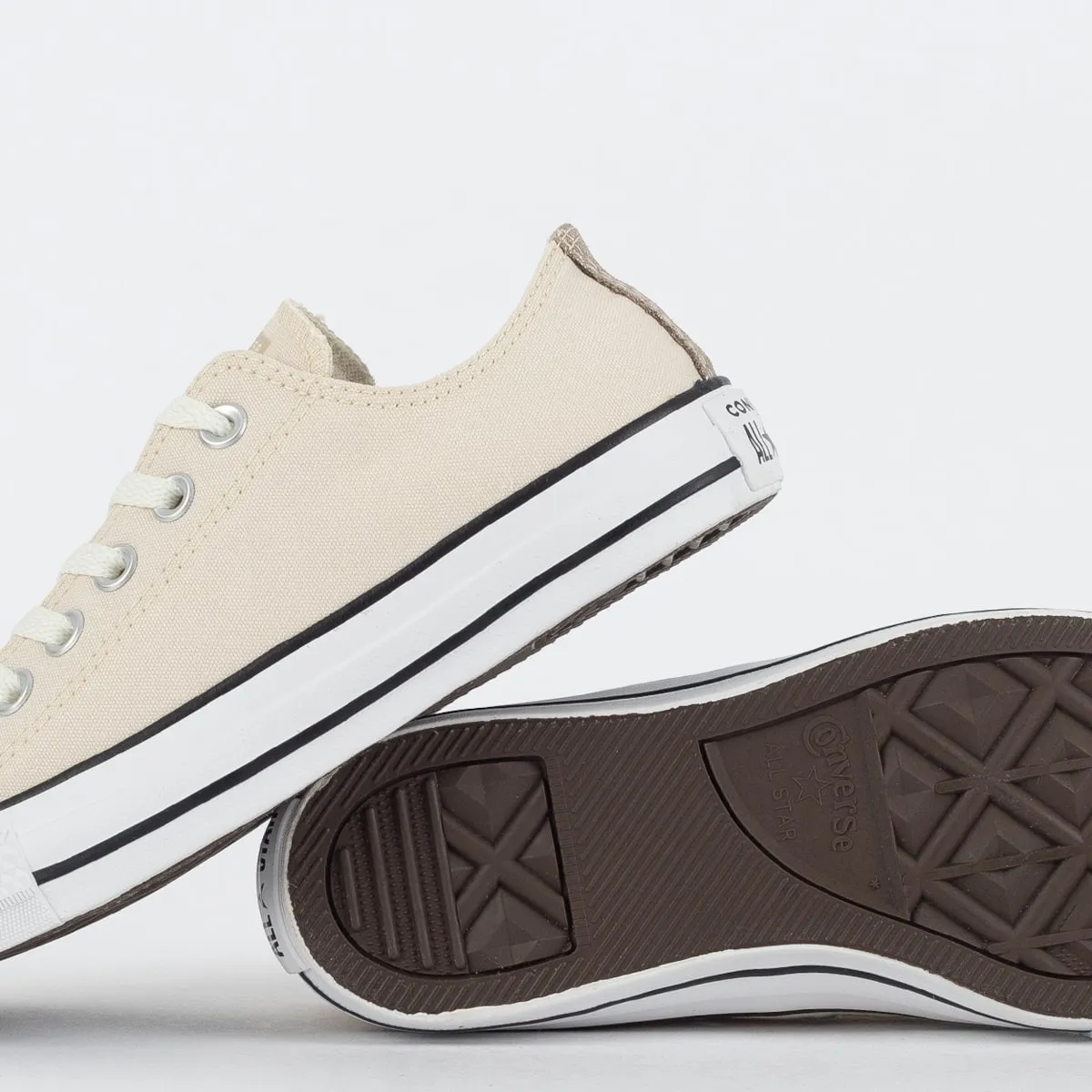 CALZADO CONVERSE ALL STAR OX PRETTY PLATINA NUDE