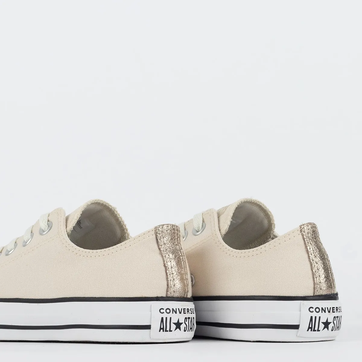 CALZADO CONVERSE ALL STAR OX PRETTY PLATINA NUDE