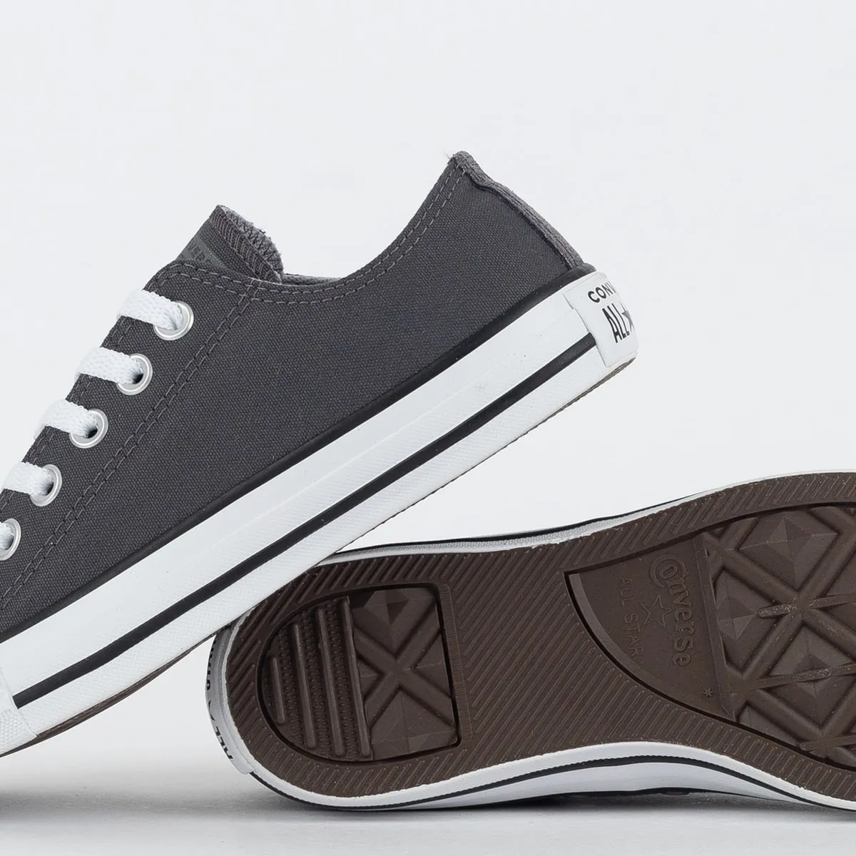 CALZADO CONVERSE ALL STAR OX PRETTY PLATINA OSCURO