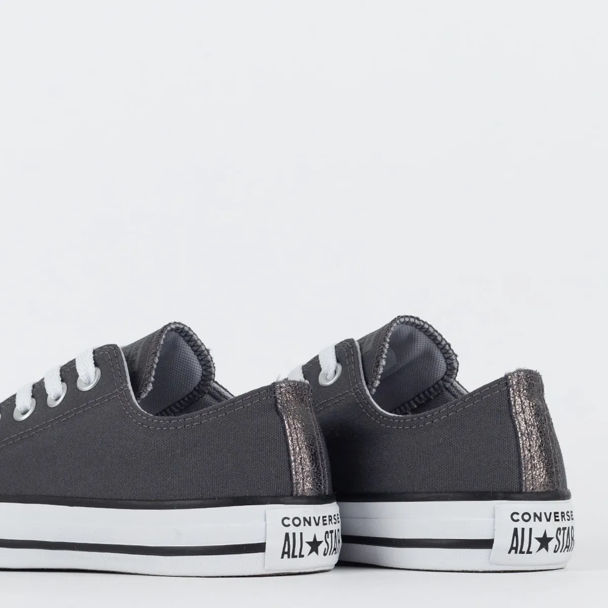 CALZADO CONVERSE ALL STAR OX PRETTY PLATINA OSCURO