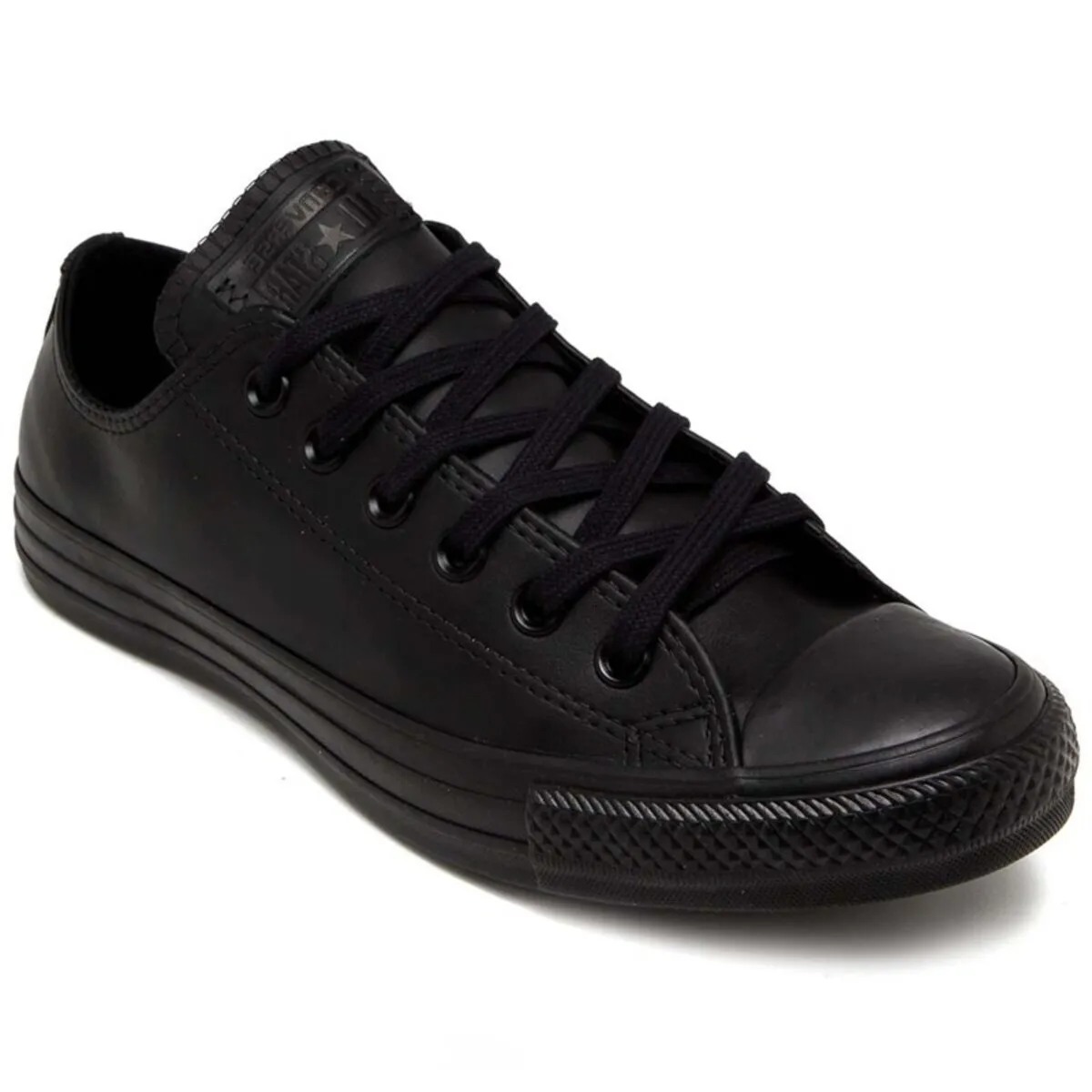 CALZADO CONVERSE CHUCK TAYLOR OX MONOCHROME CUERO NEGRO N50 Cod:ct08260002