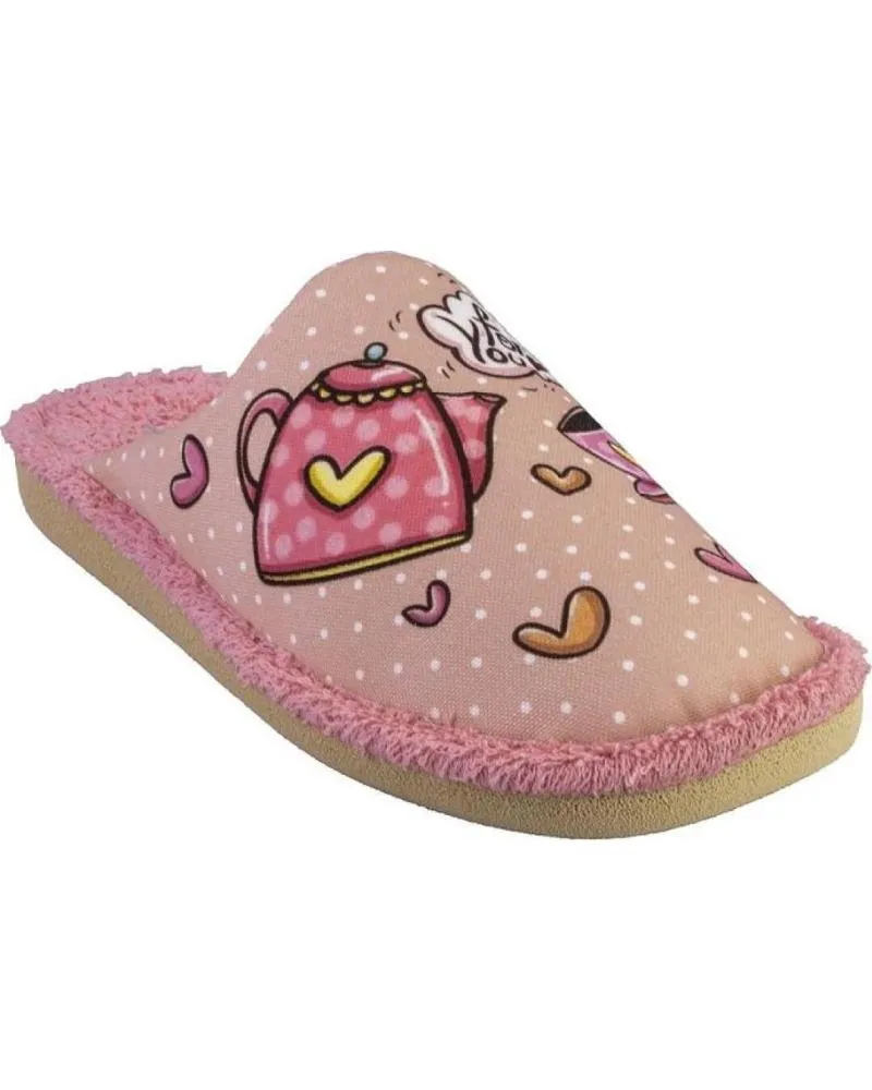 Calzado de casa BEREVERE  de Mujer 4416 ZAPATILLAS DE CASA DE MUJER  ROSA