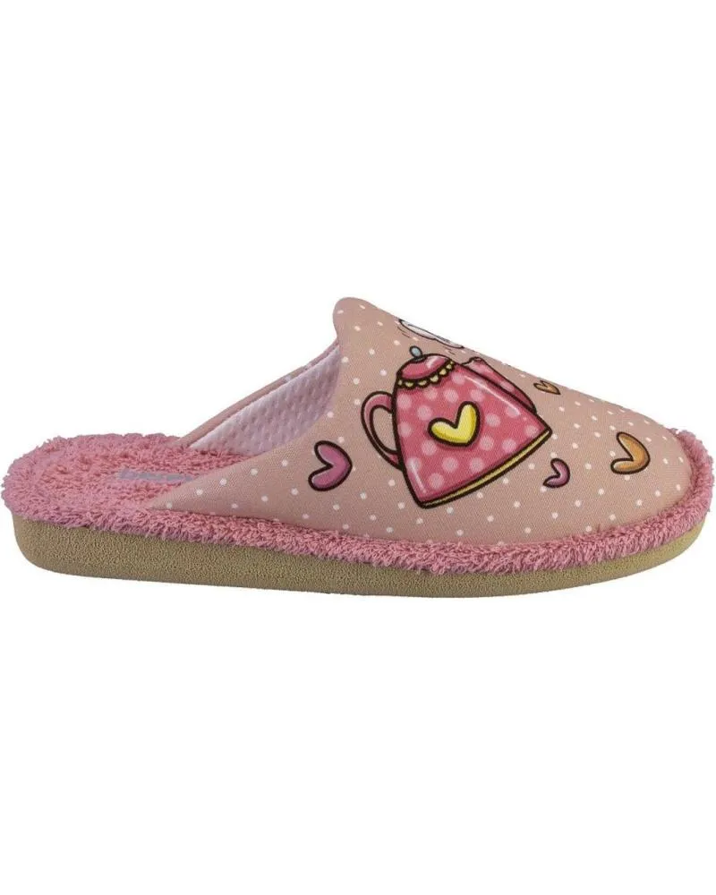 Calzado de casa BEREVERE  de Mujer 4416 ZAPATILLAS DE CASA DE MUJER  ROSA