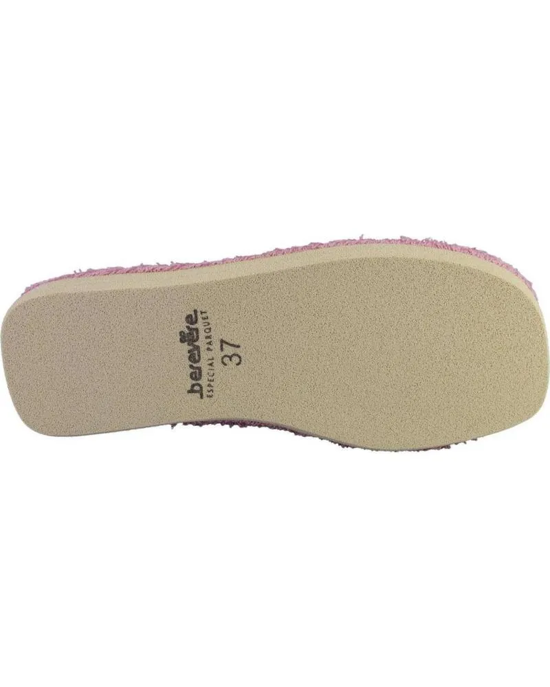 Calzado de casa BEREVERE  de Mujer 4416 ZAPATILLAS DE CASA DE MUJER  ROSA