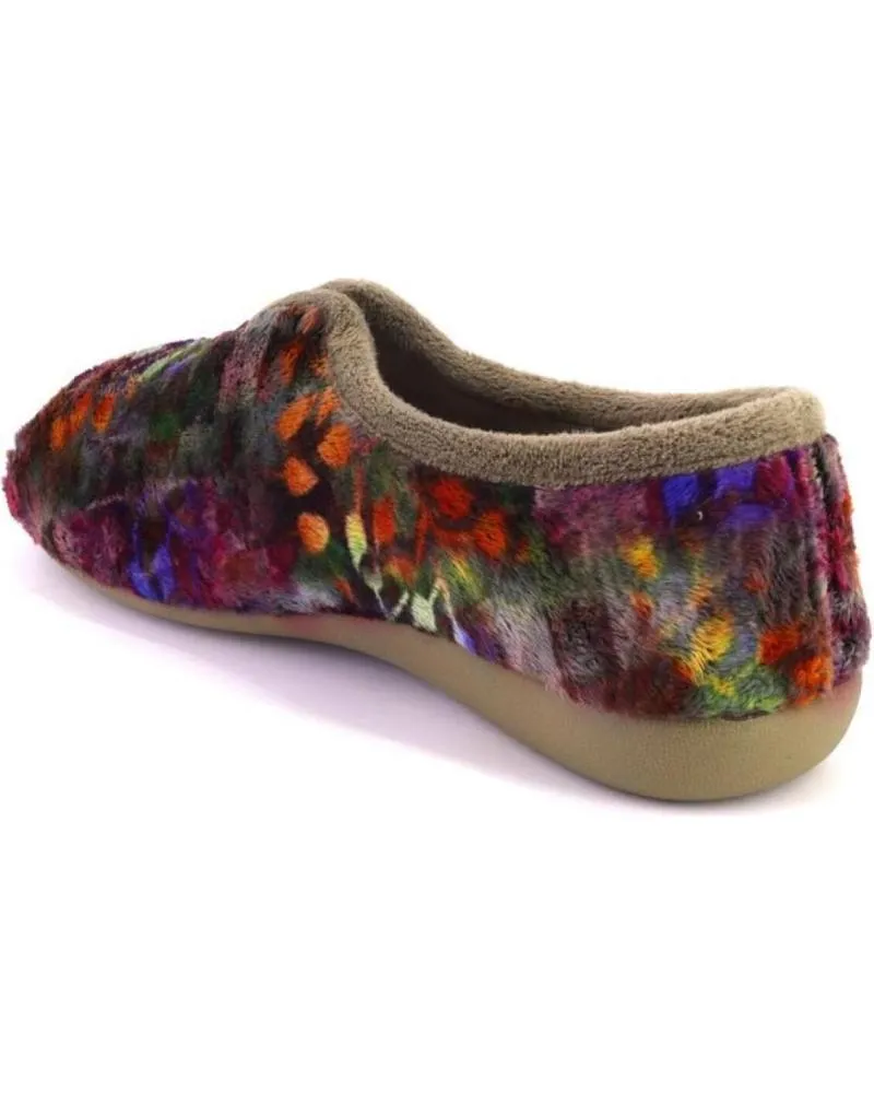CALZADO DE CASA GEMA COMFORT  DE MUJER GEMA 76036 ZAPATILLAS DE CASA DE MUJER  TAUPE