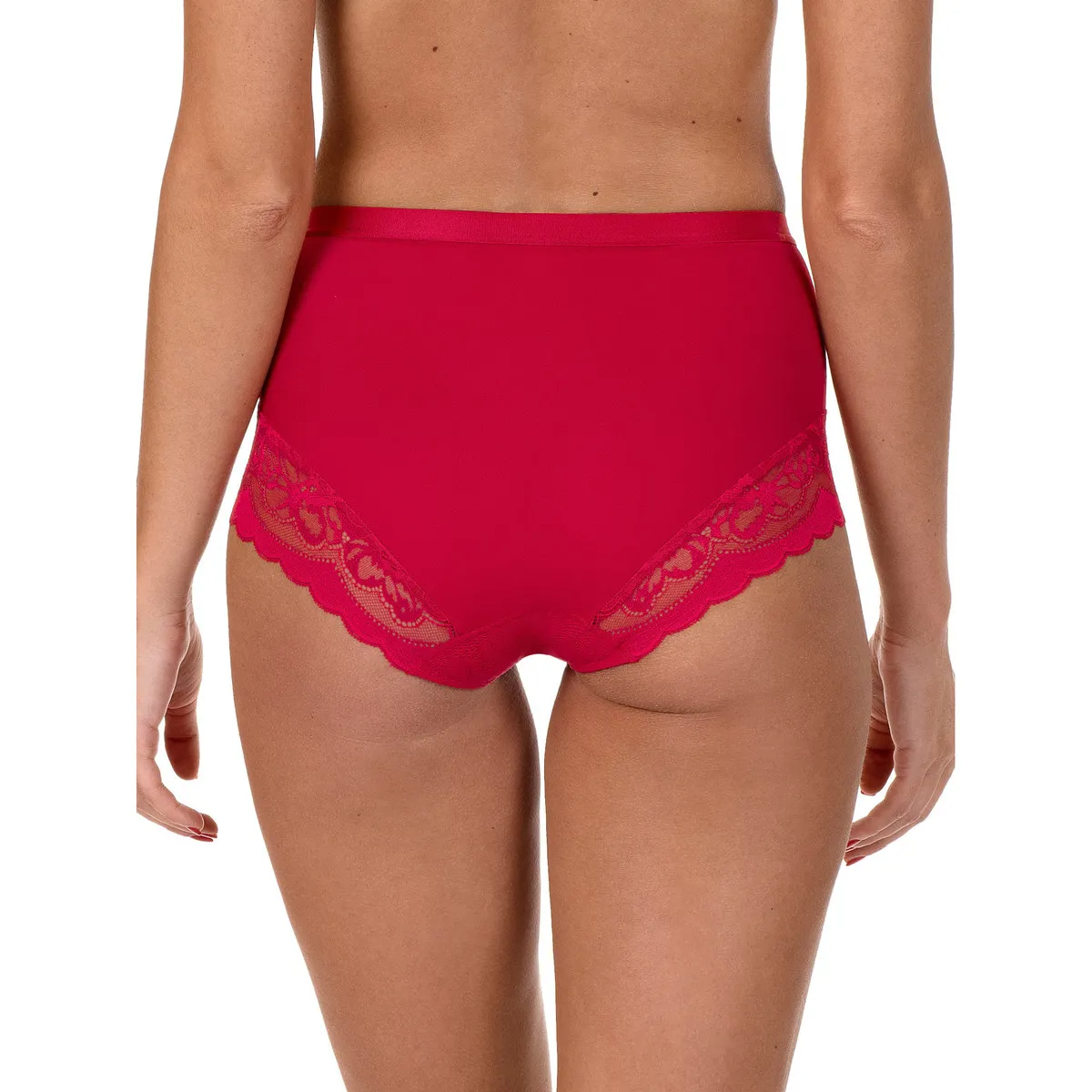 Calzoncillos de cintura alta Evelyn  rojo