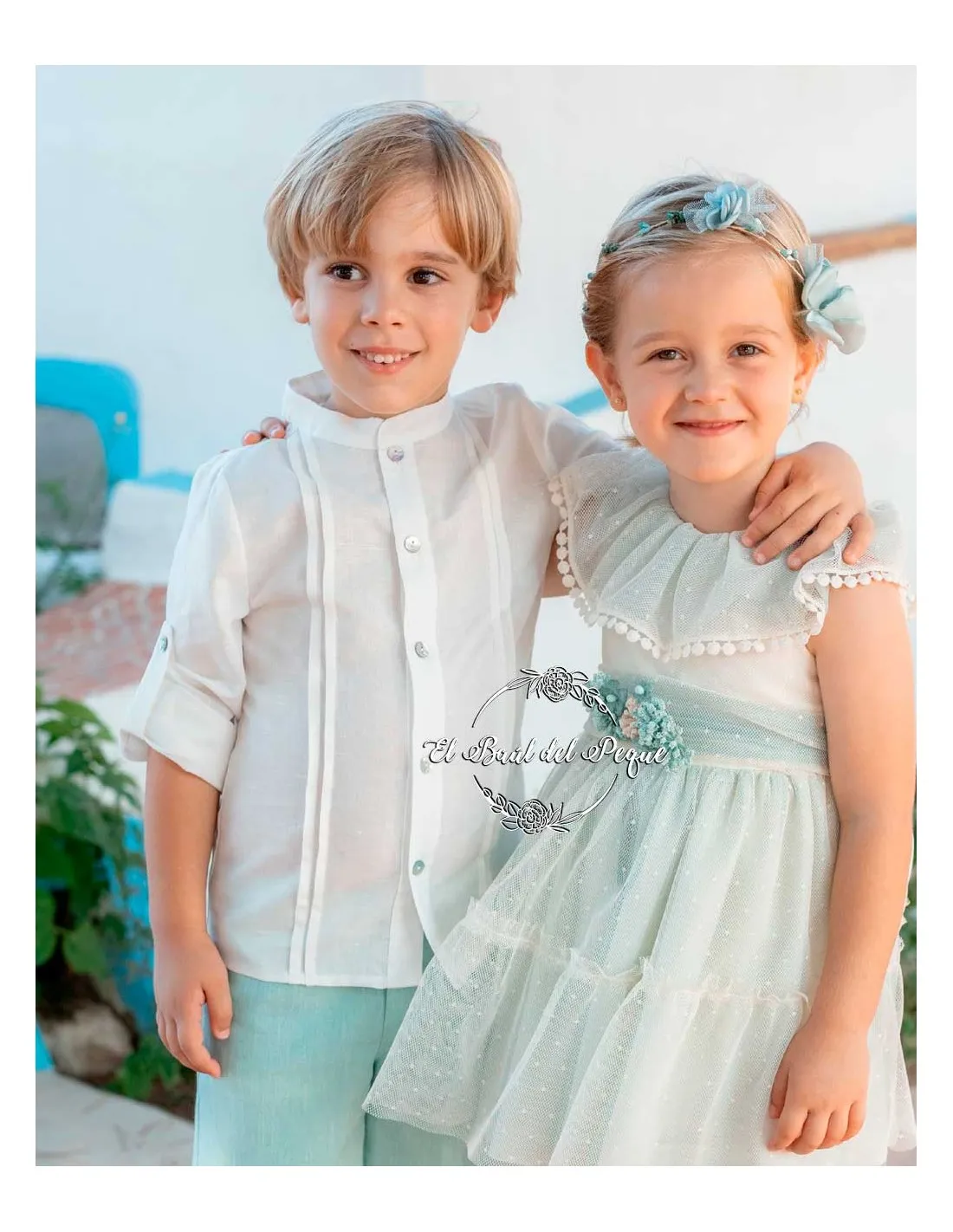 Camisa Lino Niño Ceremonia Basmartí Dafne y Apolo