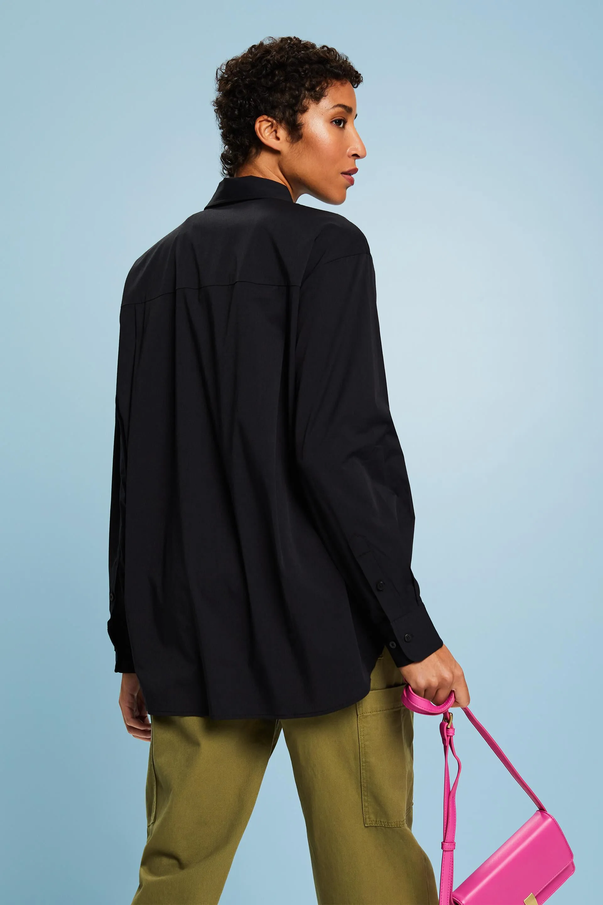 Camisa oversize con botones