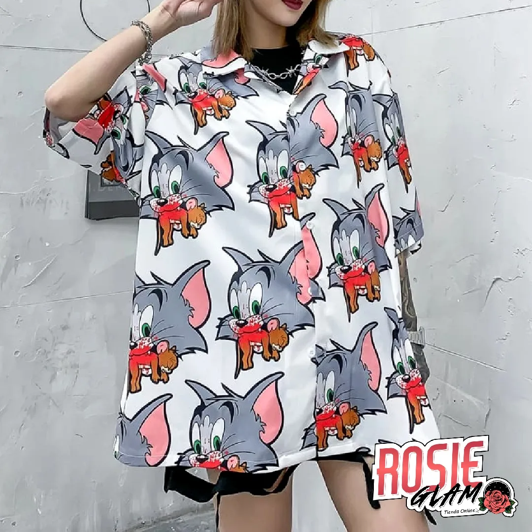 CAMISA TOM Y JERRY  ROSIEGLAM