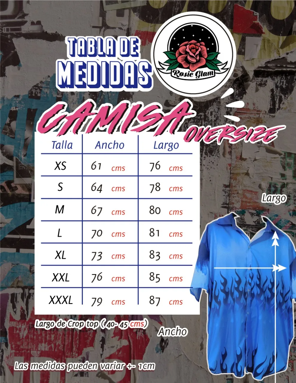 CAMISA TRIVIALES  ROSIEGLAM