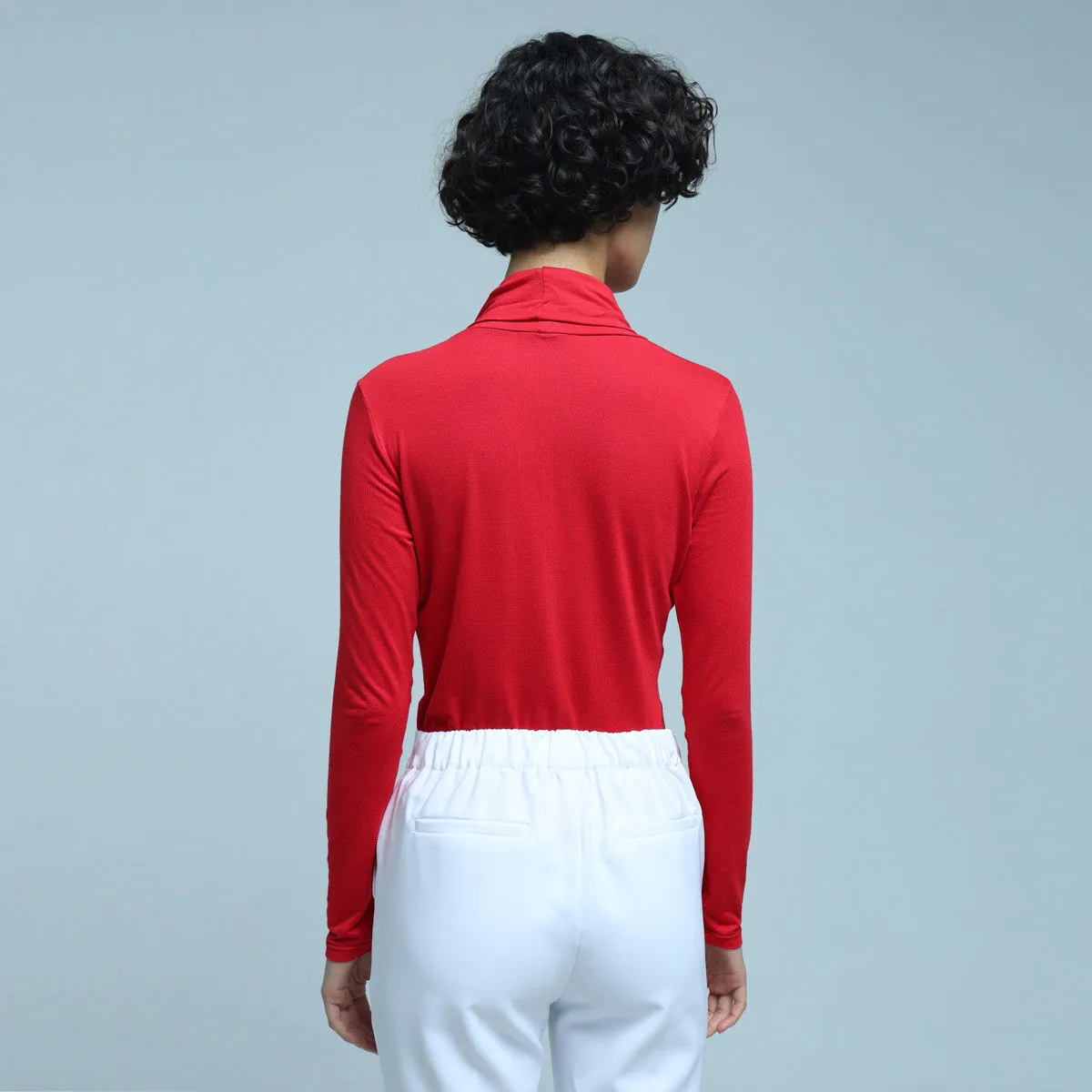 Camiseta con Cuello Alto