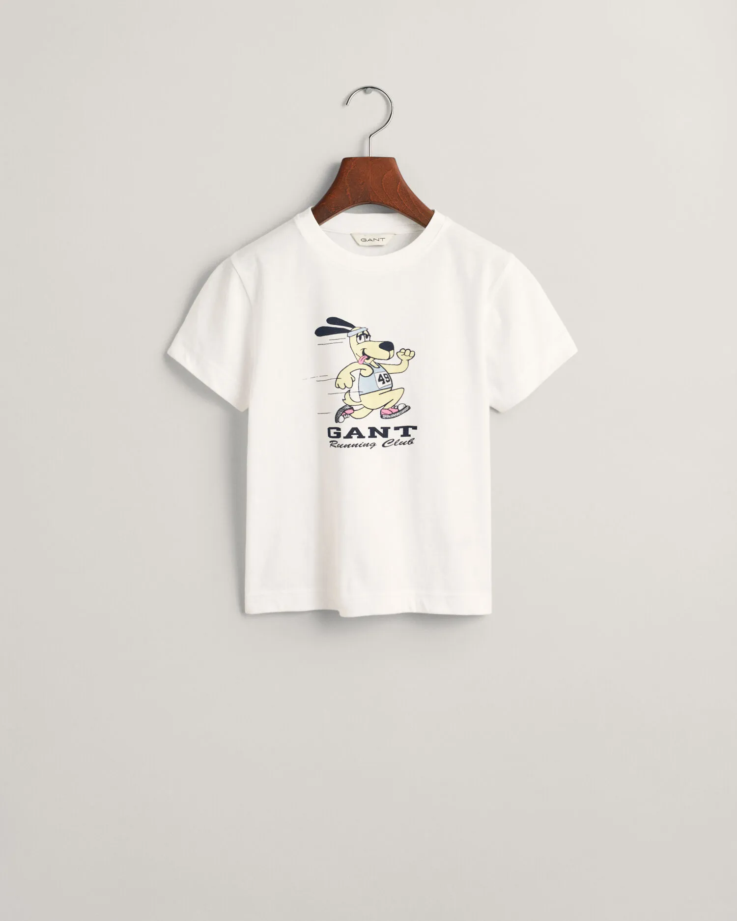 Camiseta con estampado de perro corriendo GANT Kids