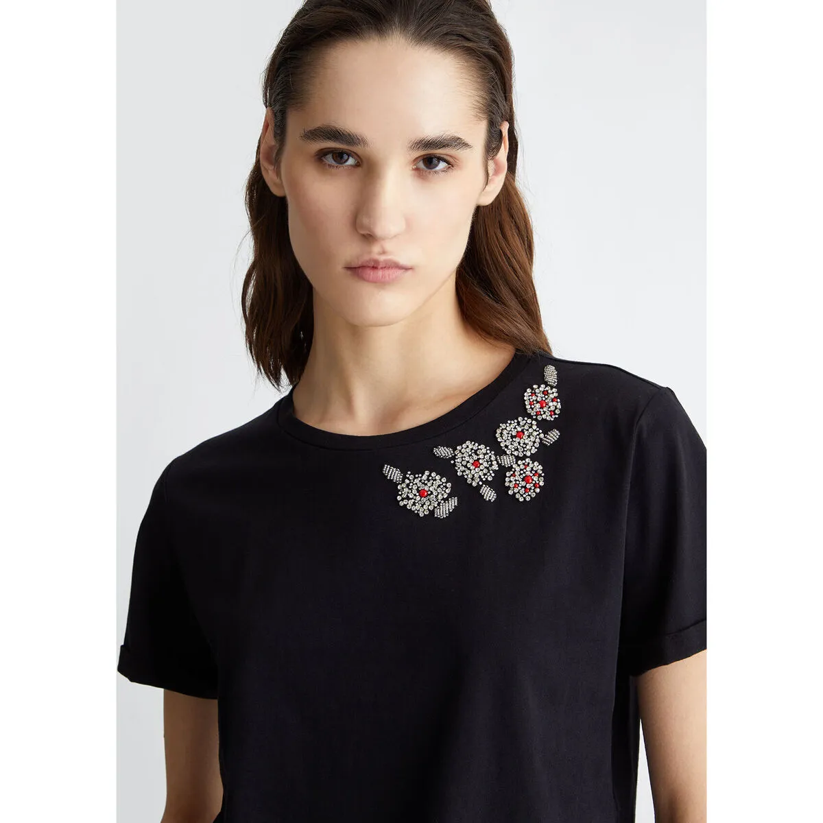 Camiseta con strass