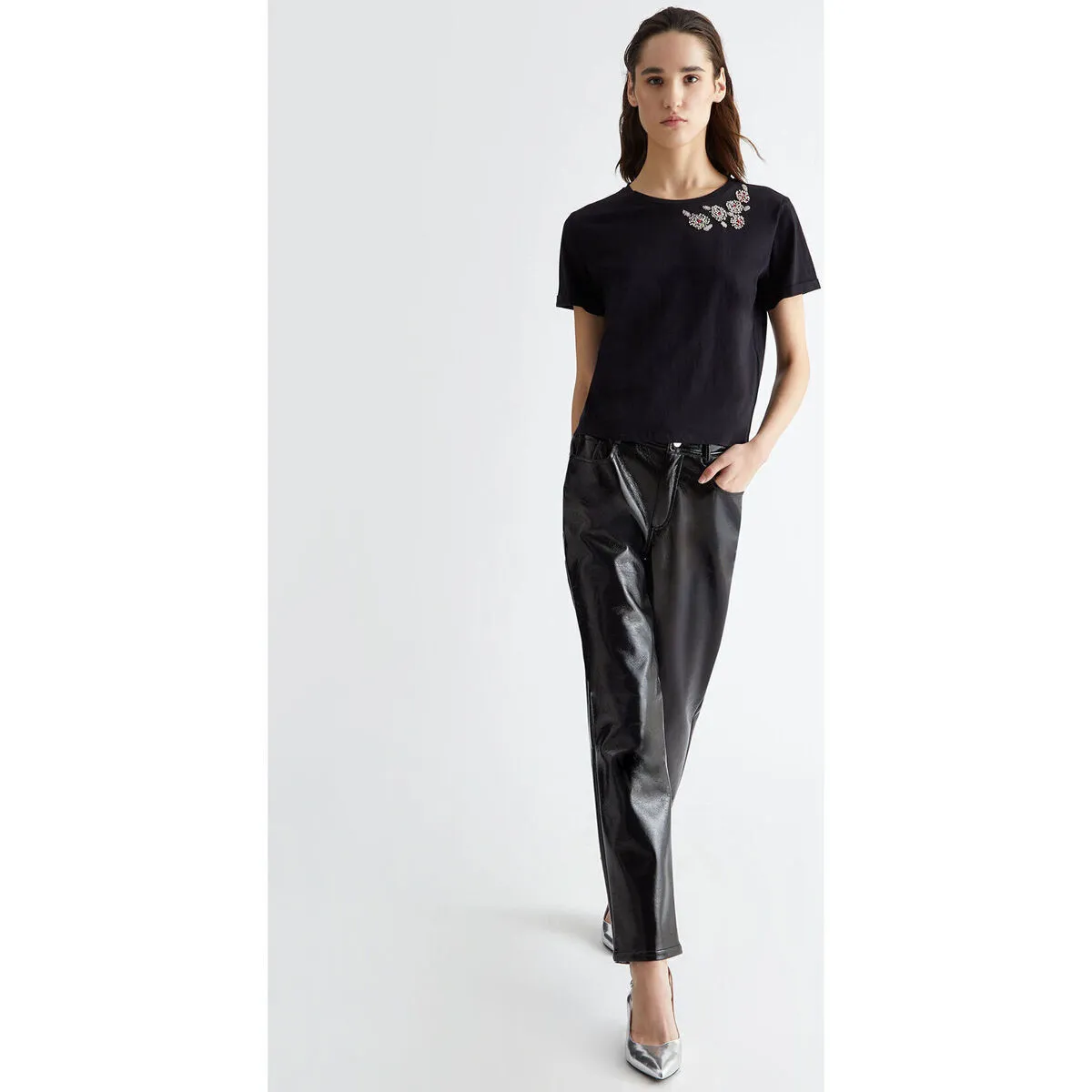 Camiseta con strass