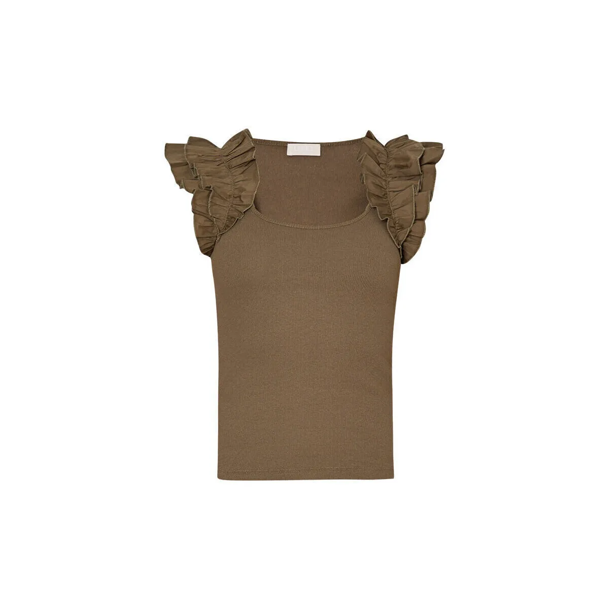 Camiseta con volantes