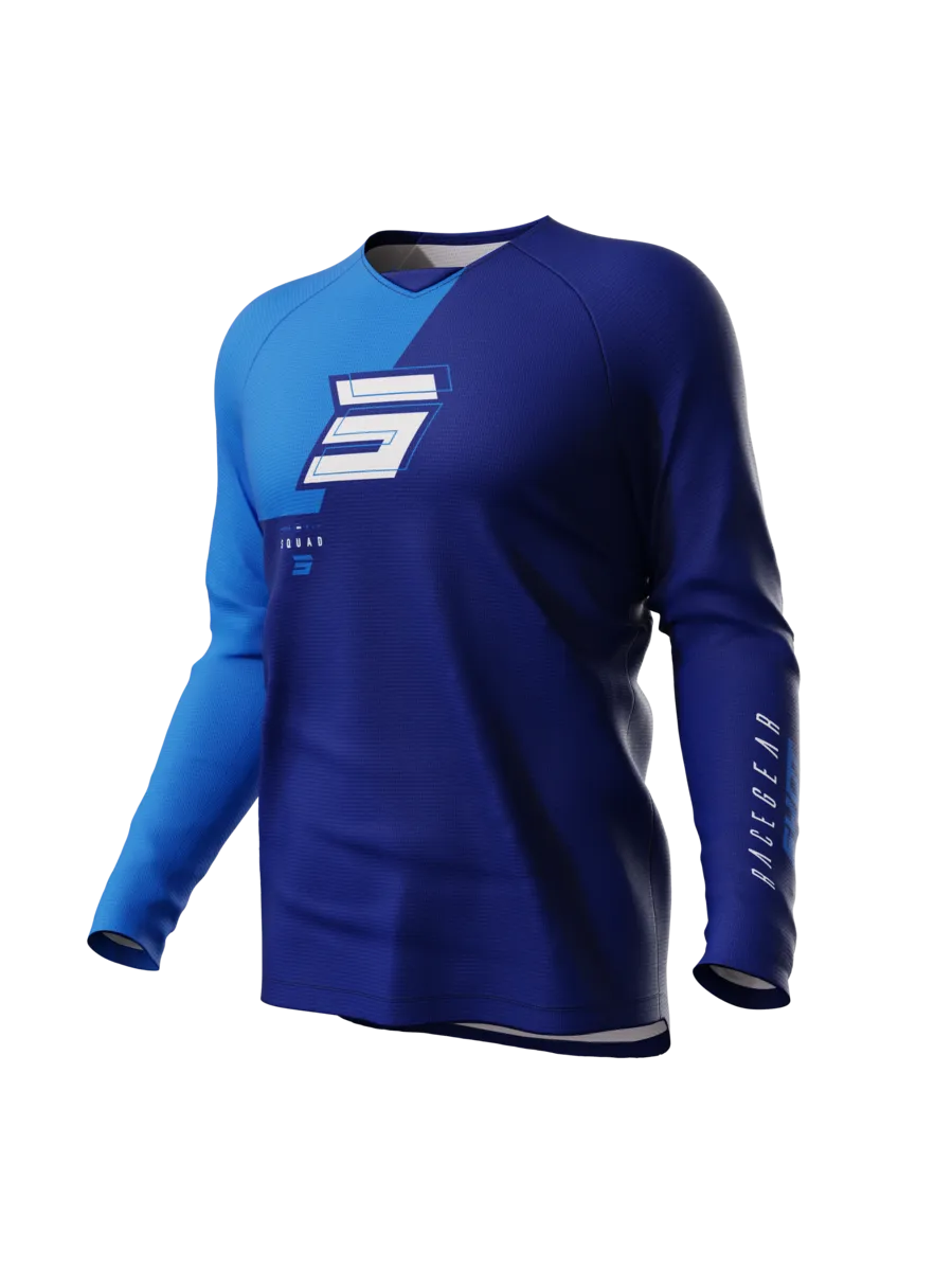 Camiseta de Cross Shot Draw Squad Azul