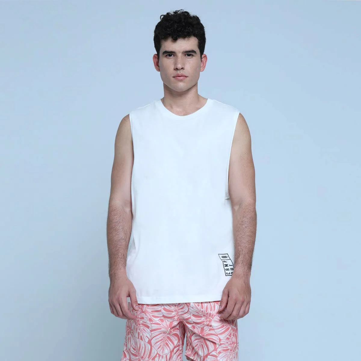 Camiseta Manga Sisa con Estampado