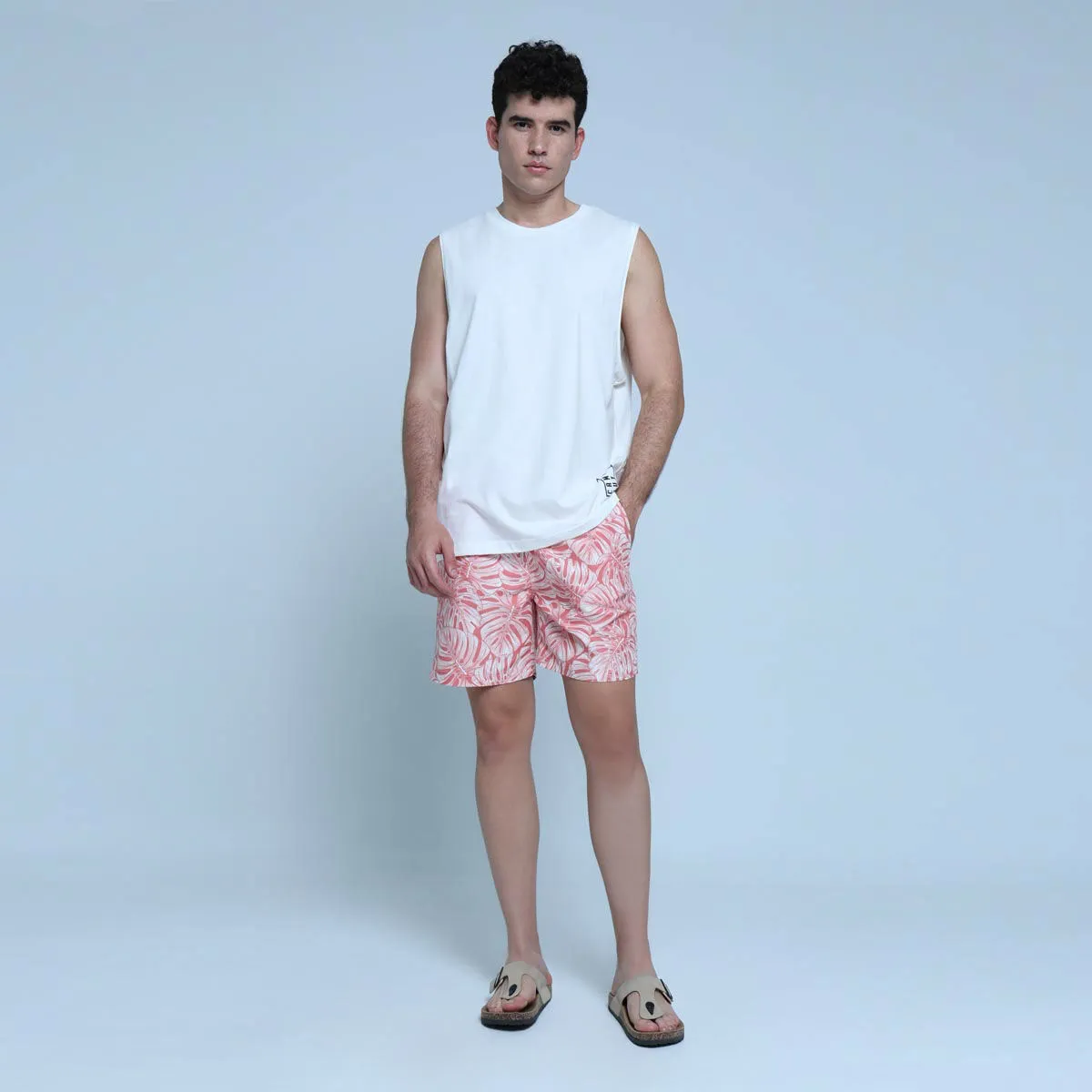 Camiseta Manga Sisa con Estampado