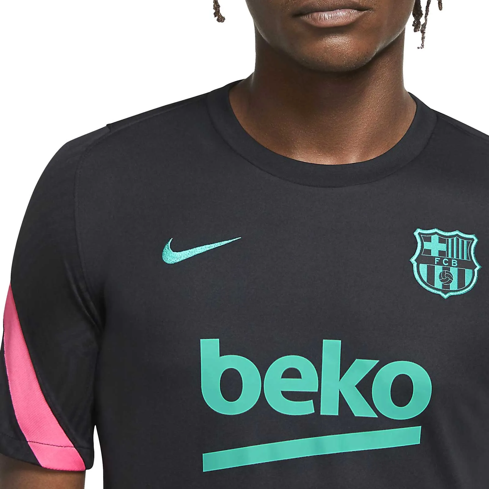 Camiseta Nike Barcelona entreno UCL 2020 2021 Strike