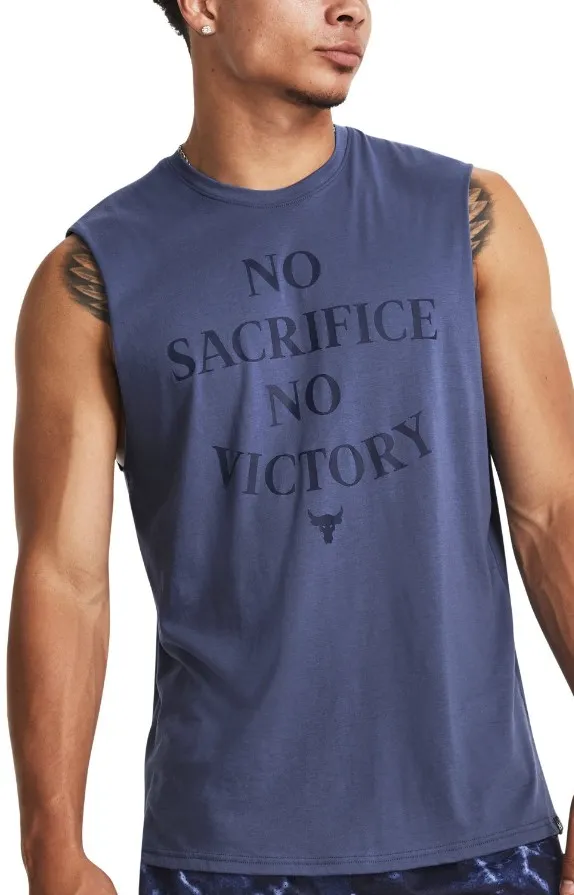 CAMISETA SIN MANGAS UNDER ARMOUR PJT ROCK SMS SL TANKBLU