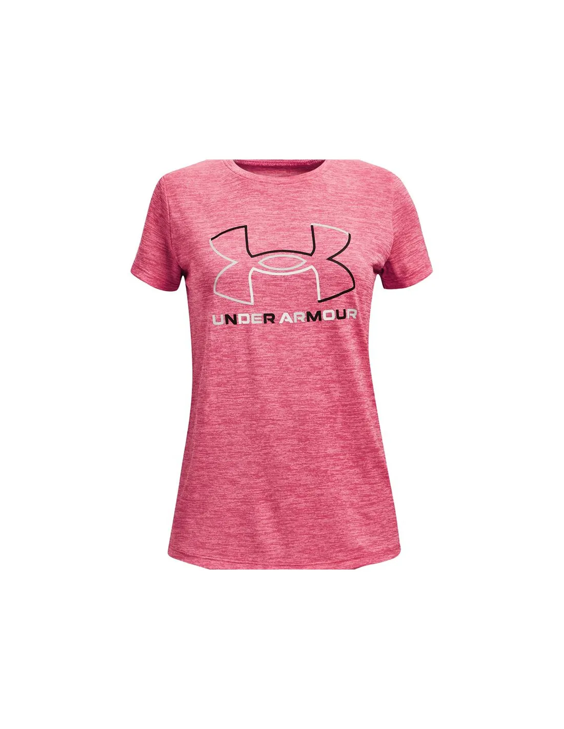 Camiseta Under Armour Tech BL Twist SS Niña Rosa