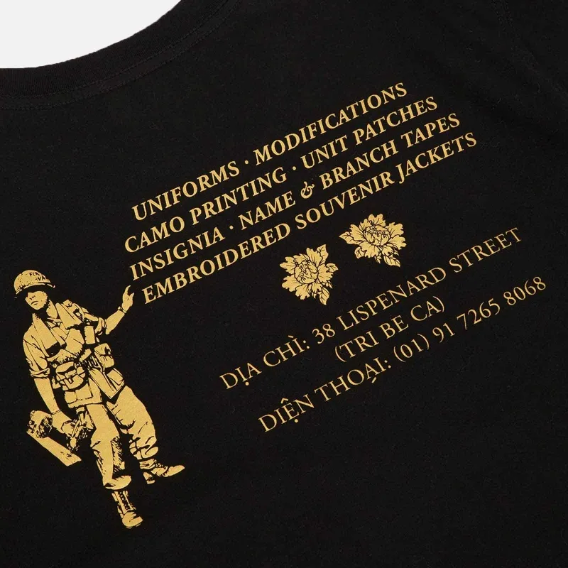 CAMISETAS MAHARISHI 9306BLACK OX INSIGNIA L/S TSHIRT
