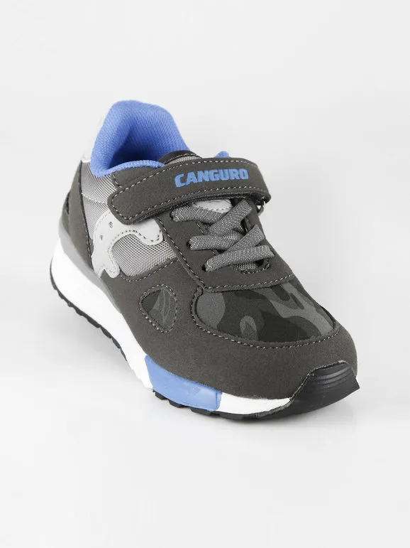 Canguro Zapatillas para niño en piel ecológica