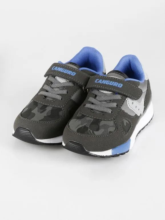 Canguro Zapatillas para niño en piel ecológica