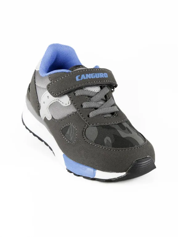 Canguro Zapatillas para niño en piel ecológica