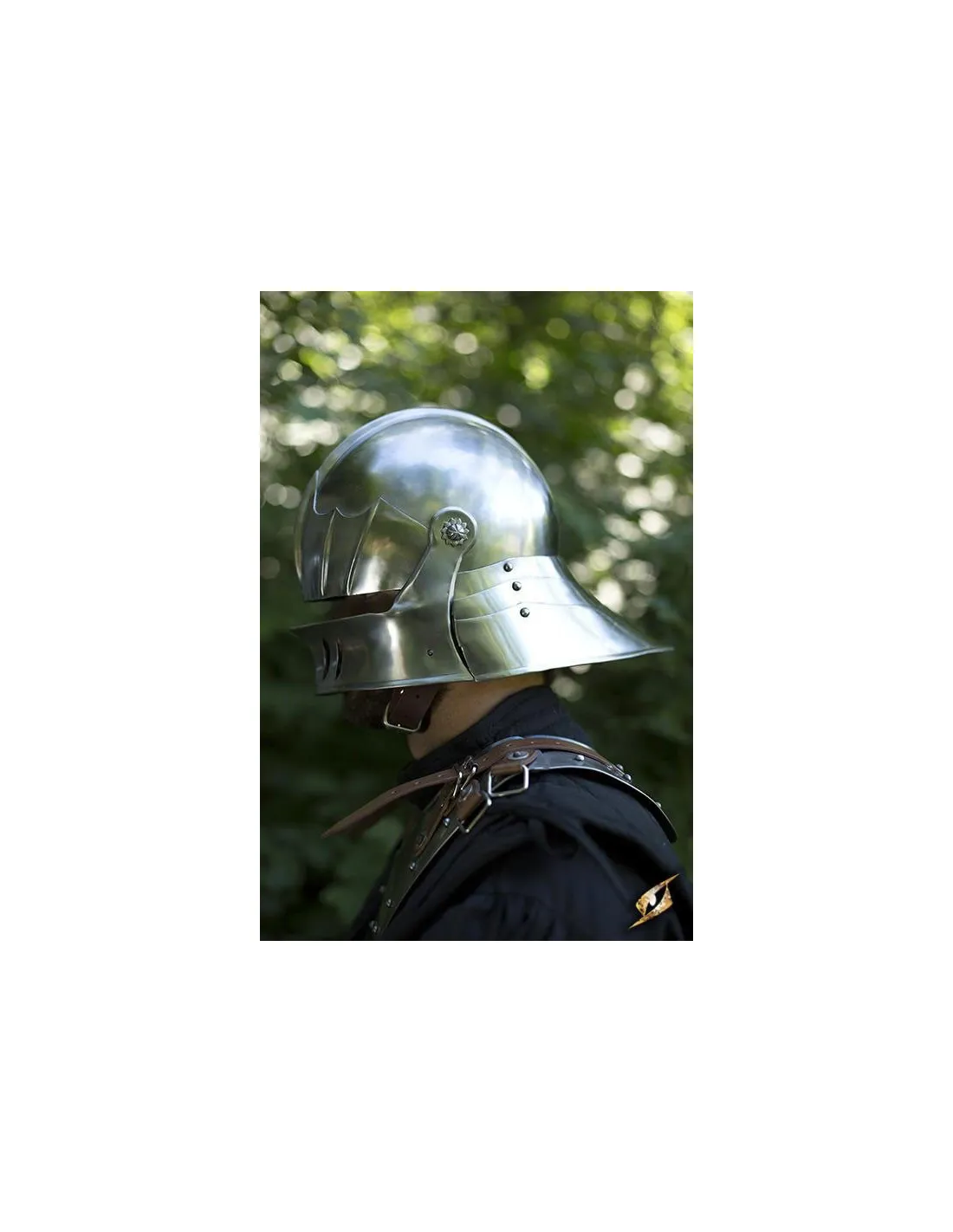 Casco Sallet con visera