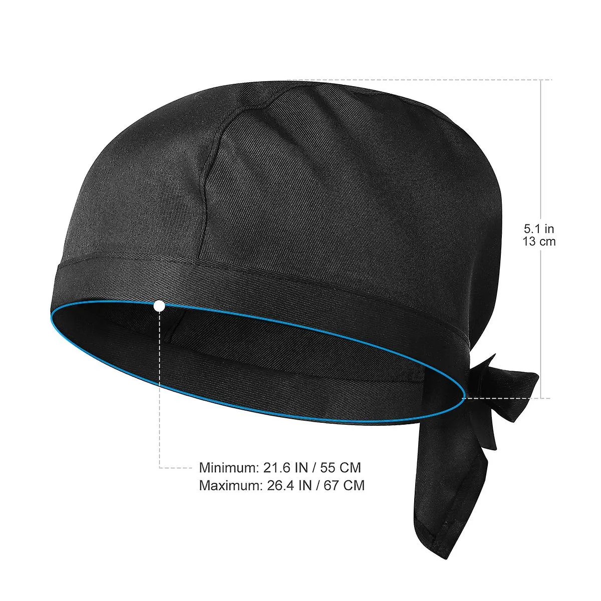 Cascos de bicicleta para niños Sombreros que absorben el sudor Sombreros de chef Sombreros esponjosos Gorra de calavera para muj