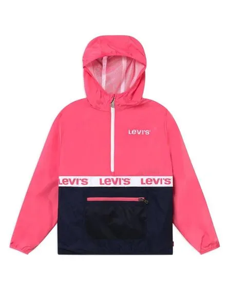 cazadora levis camellia rosa para niña