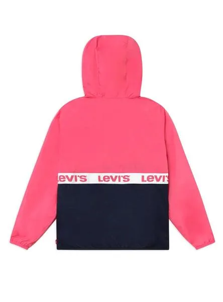cazadora levis camellia rosa para niña