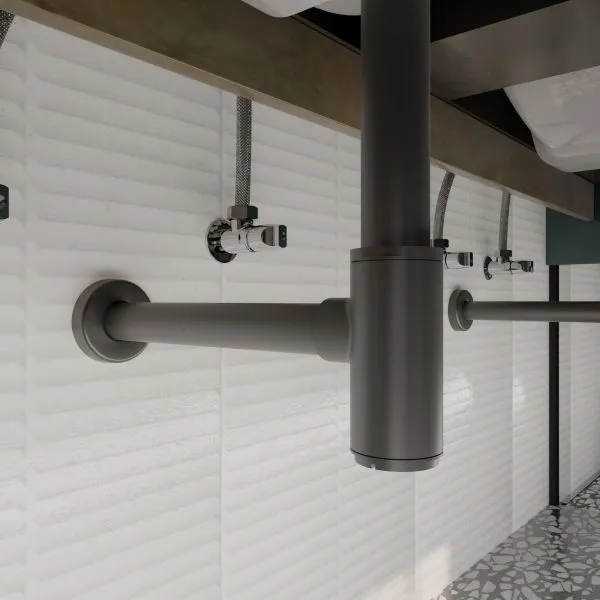 CESPOL LAVABO CON REGISTRO LARGO 40CM EB