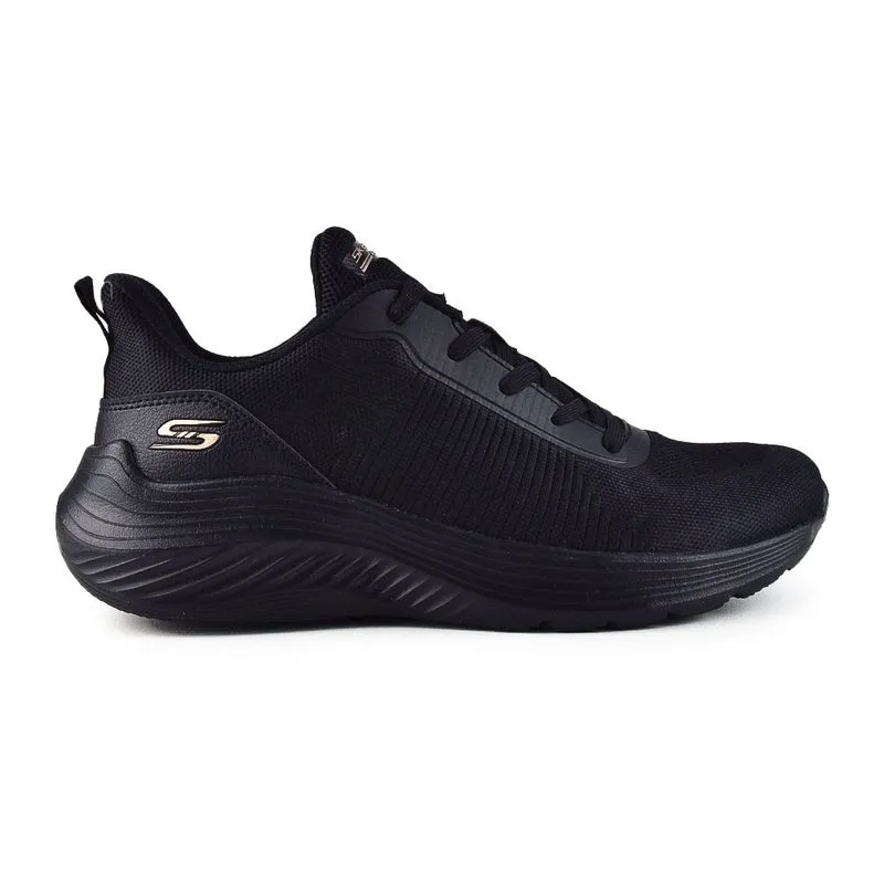CHAMPION DEPORTIVO SKECHERS BOBS SPORT SQUAD WAVES OCEAN TIDES BLACK