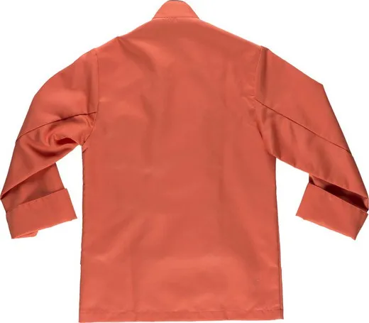 Chaqueta cocina unisex con botones de seguridad Coral